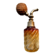 Flacon à parfum, atomiseur, cristal rouge Baccarat, vaporisateur modèle bambou torse
