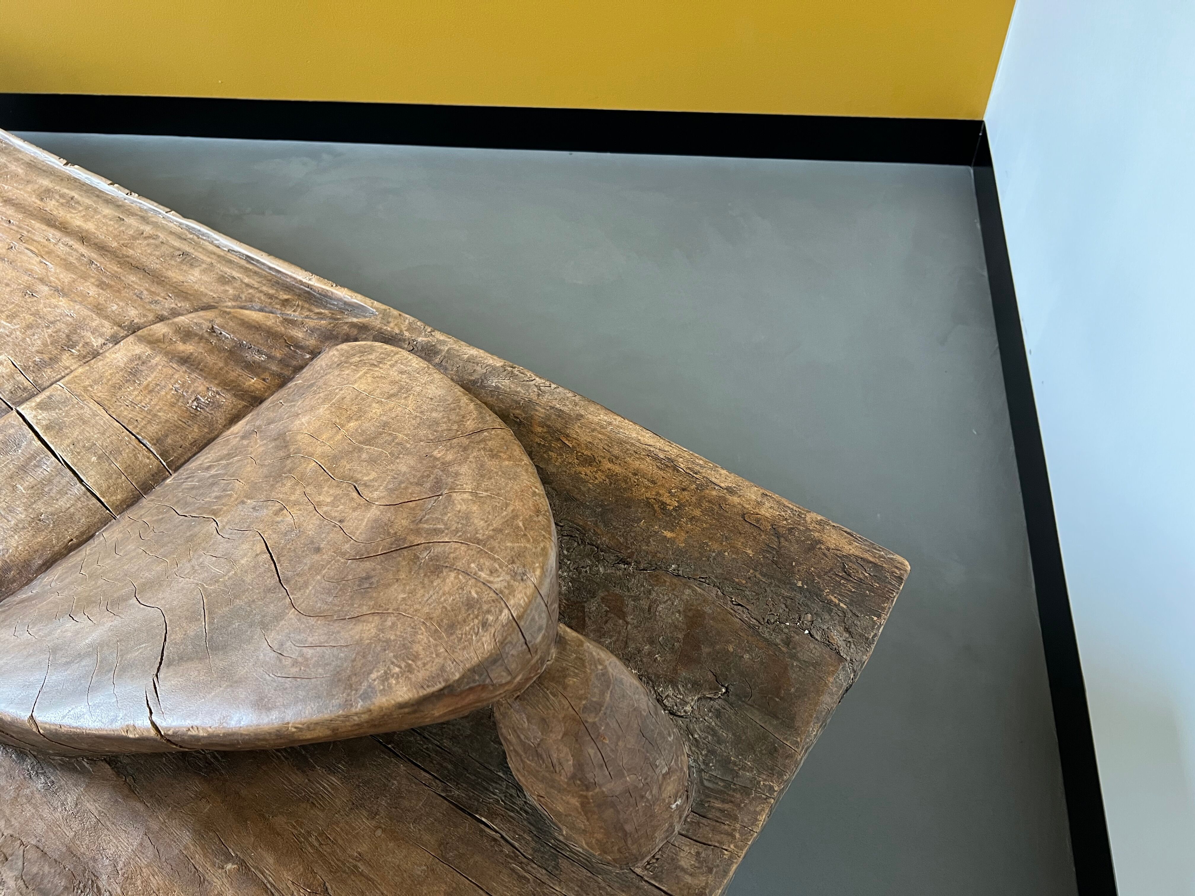 African Senoufo bench, bed, Ivory Coast, 50s