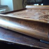 Wood marquetry serving tray