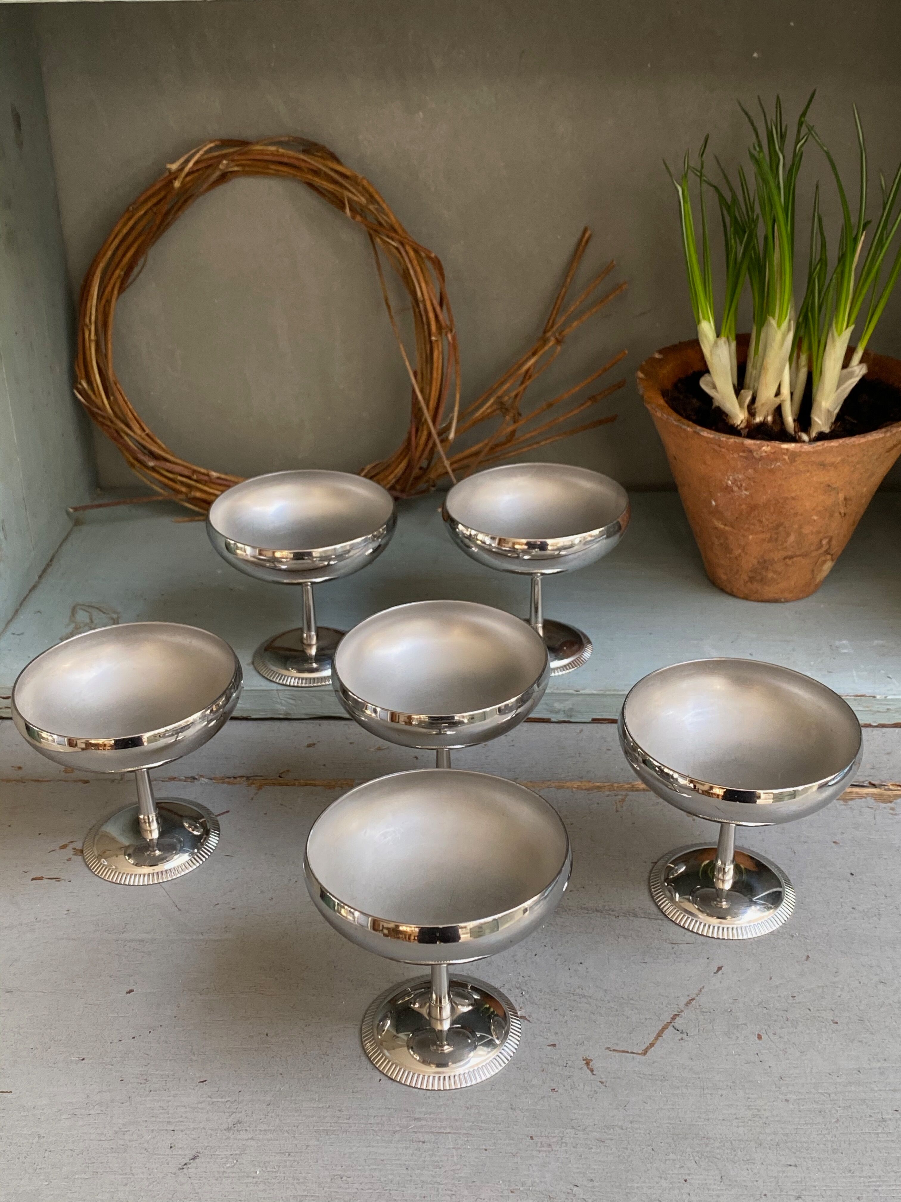 Letang 18/10 stainless steel sorbet cups