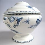 Soupière carmen in earthenware of sarreguemines