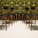 6 Vintage Unicorn Baumann Chairs 1960
