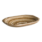 Empty pocket bowl, soap dish in marbled stone effect