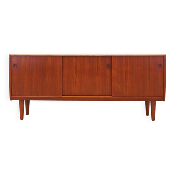 Buffet en teck, design danois, années 1970, production : Danemark