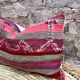 Beautiful vintage Berber Kilim pillow from Morocco