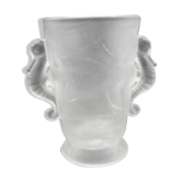 Pressed glass vase
