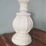 Large terracotta candlestick