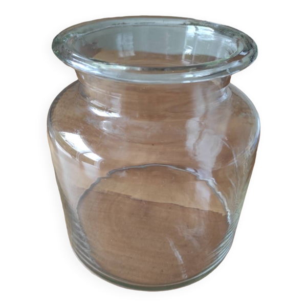 Vase en verre épais