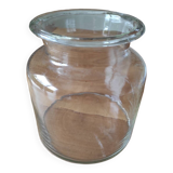 Vase en verre épais