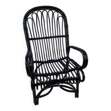 Fauteuil en bambou et rotin