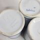 Set of three longchamp earthenware pharmacy jars
