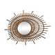 Mirror rattan  65x84cm