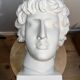Buste en plâtre d'Antinous - Réplique de l'Antinous de Farnèse