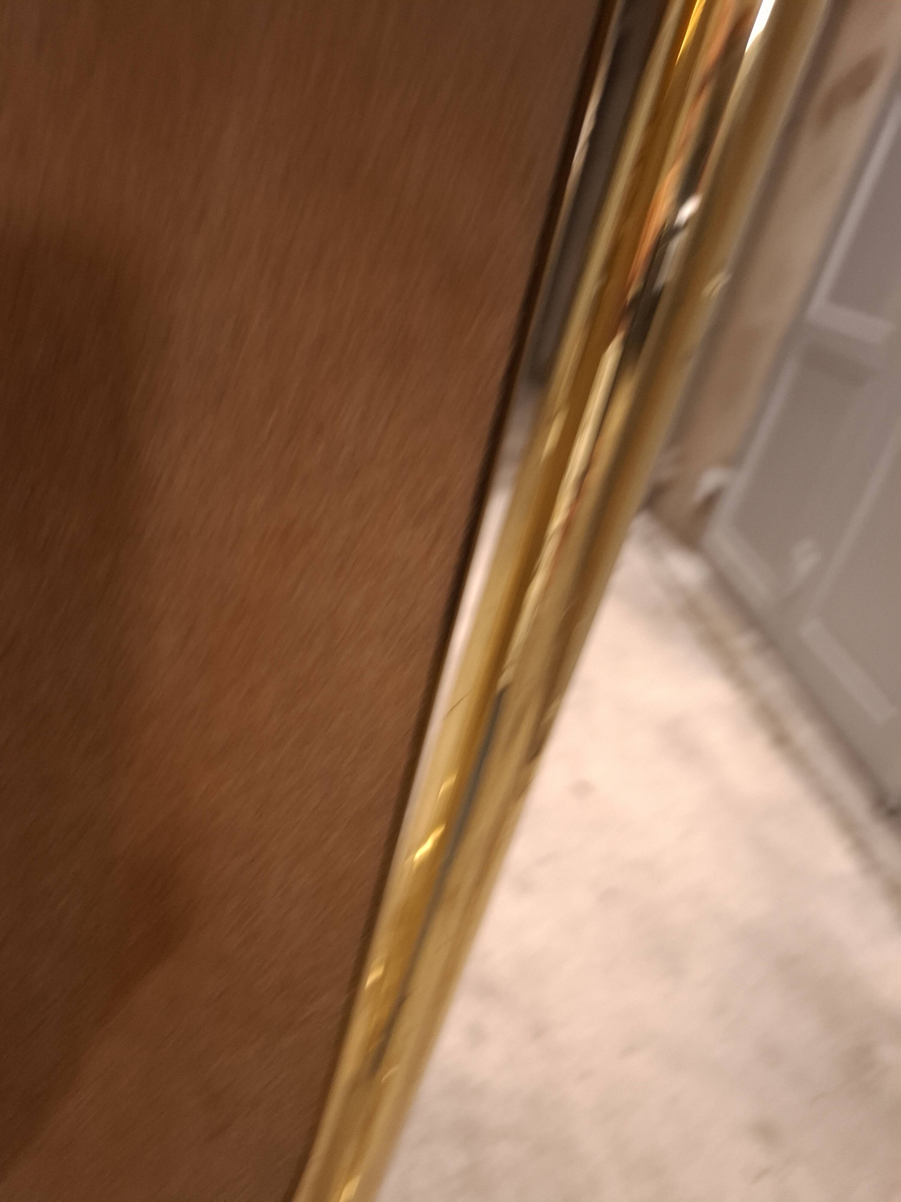 VINTAGE 70'S BRASS MIRROR