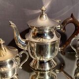 Tea set coffee Louis XV silver metal coffee maker teapot sugar pot milk pot