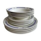 Ensemble de 12 assiettes Lustucru