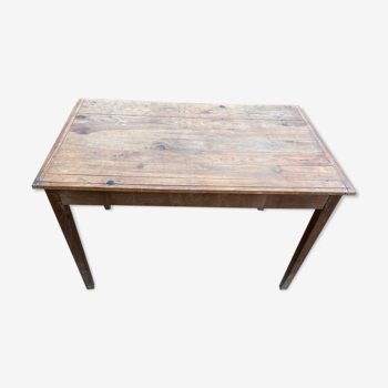 Oak and fir farmhouse table