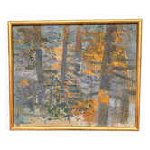 Original Norwegian Oil on Hardboard – “Nature Motif” by Tore Hamsun – Signed – Vintage & Framed – 48.5 × 40.5 cm (19.1" × 8.1")