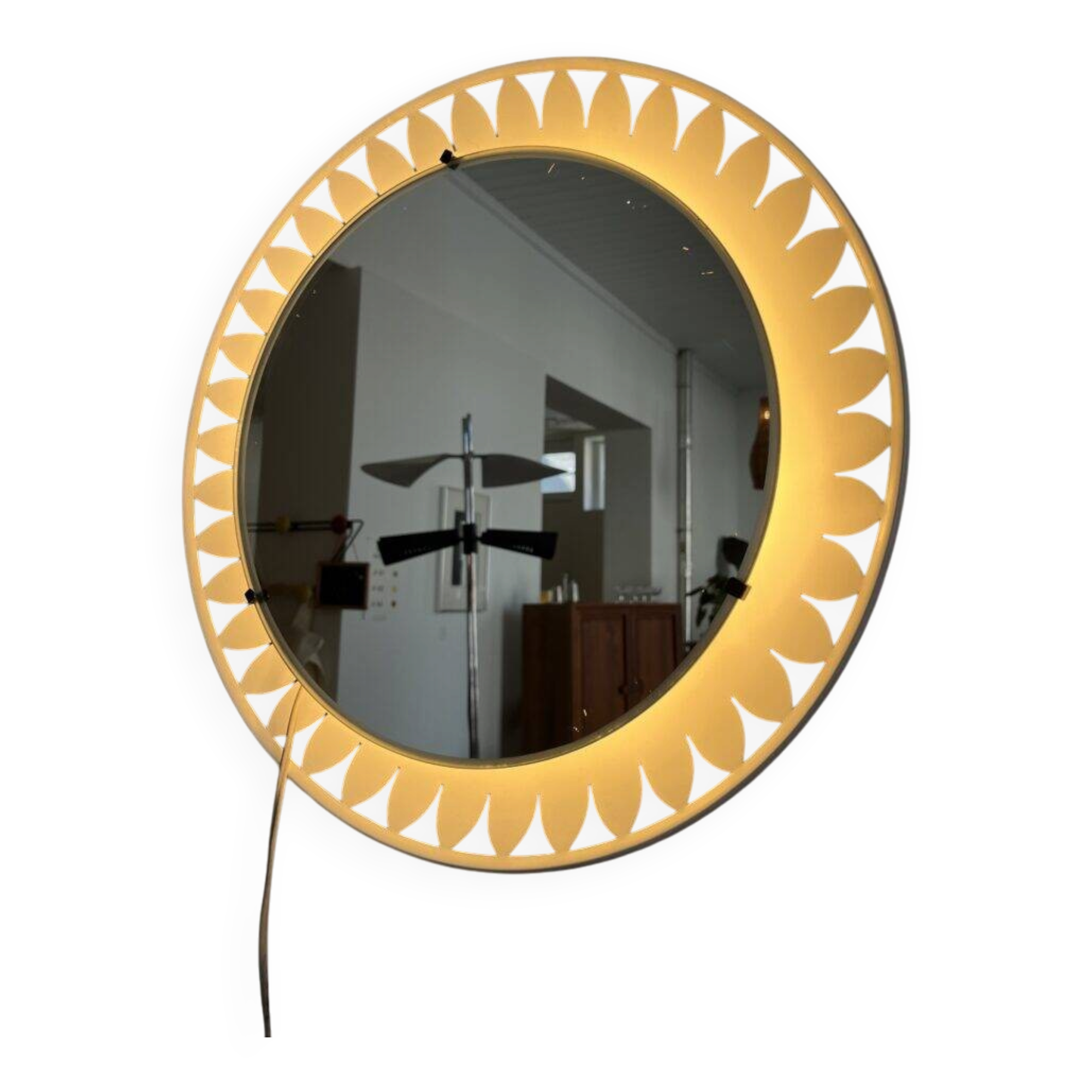 Illuminated flower mirror – Hillebrand, Ernst Igl
