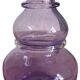 Purple blown glass vase