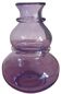 Purple blown glass vase