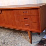 Enfilade de style scandinave en teck – années 60