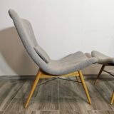 Restored pair of armchairs by Miroslav Navratil
