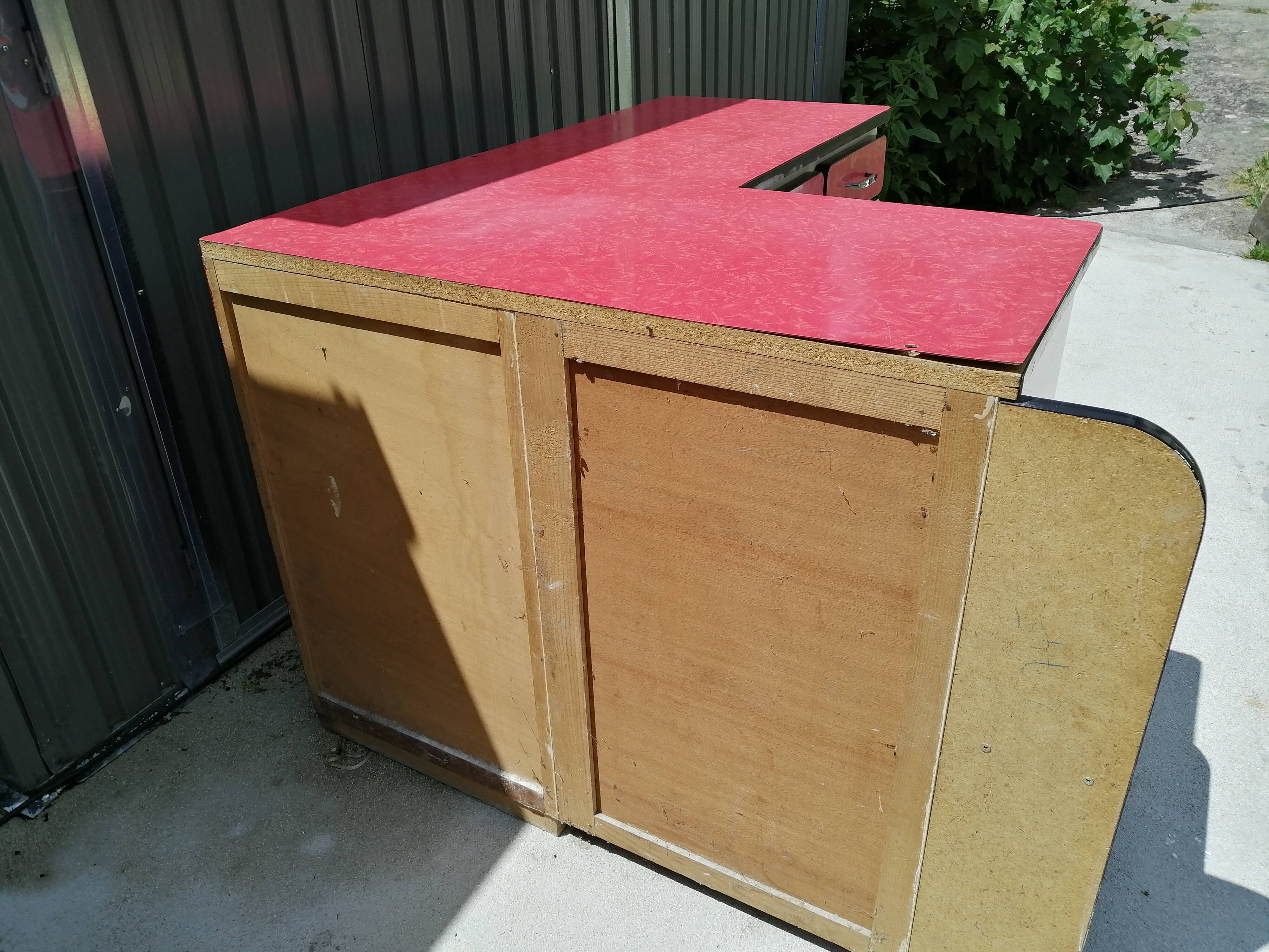 Kitchen buffet in formica 70s