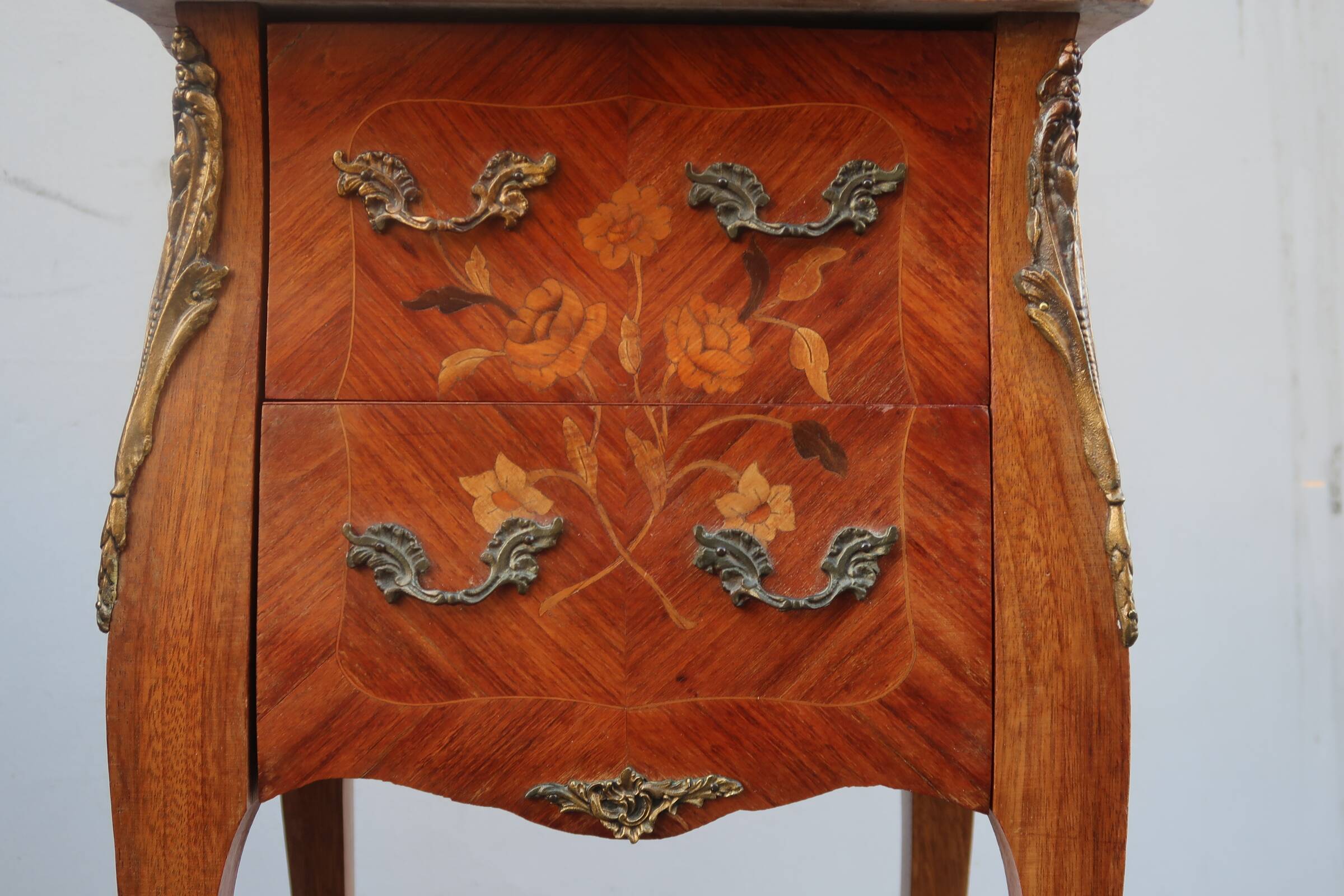Pair of Louis XV style bedside tables