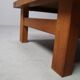 Table basse en céramique et chêne, années 1960