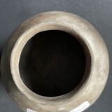 Vase boule – Grès émaillé irisé – Colette Biquand de 1991