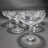 Set of 6 champagne glasses