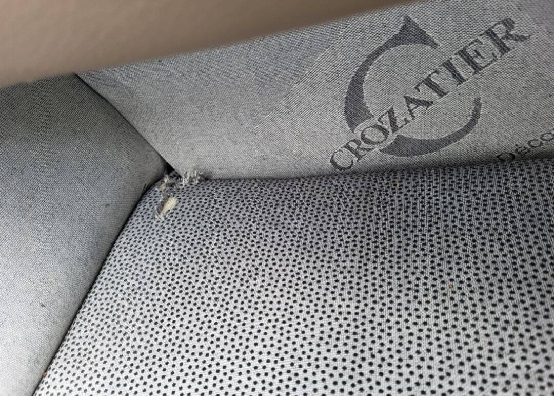 Crozatier leather lounge sofa