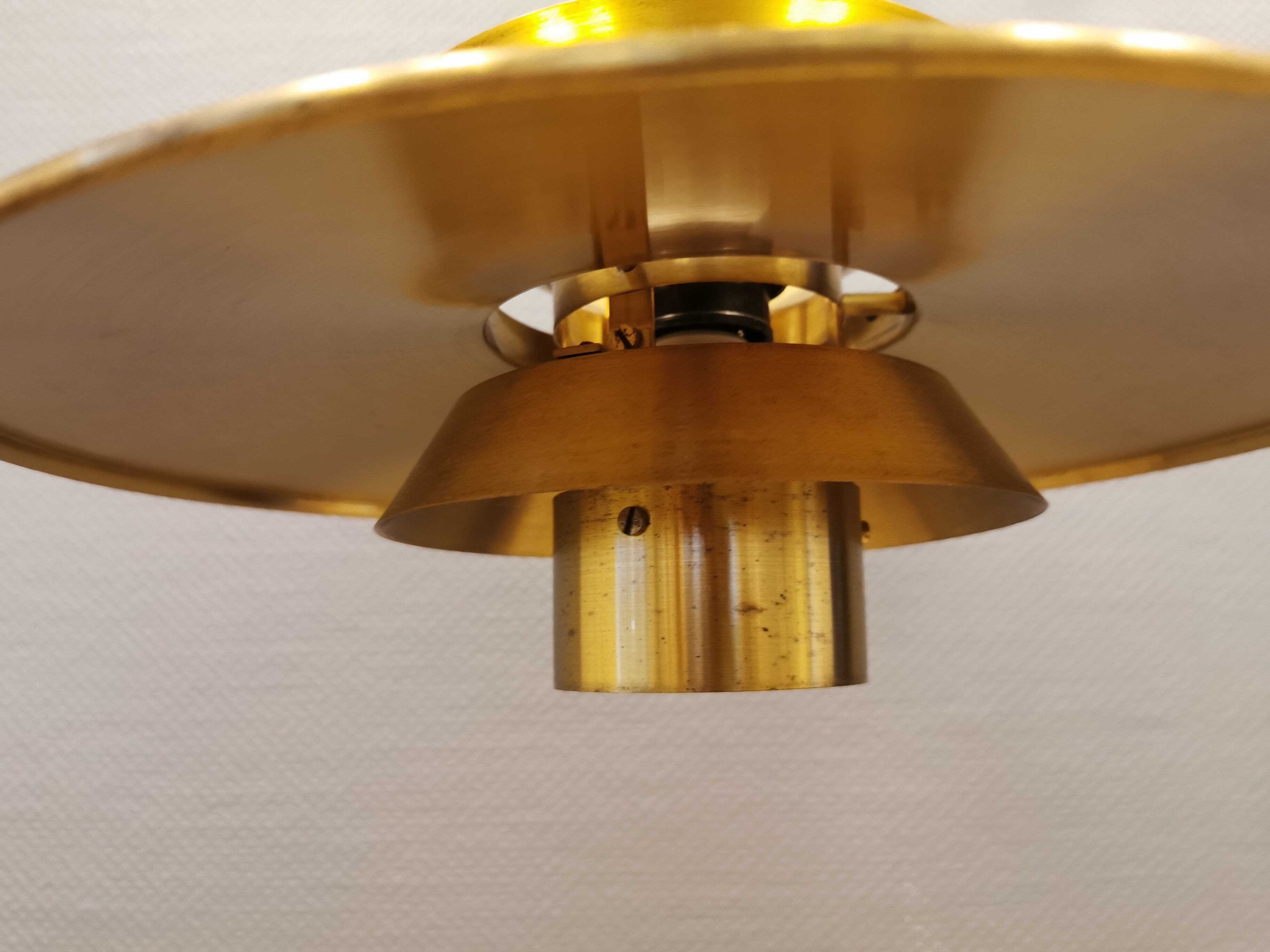 Danish hanging lamp, designed by T.H Valentiner in the 1960s