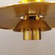 Danish hanging lamp, designed by T.H Valentiner in the 1960s