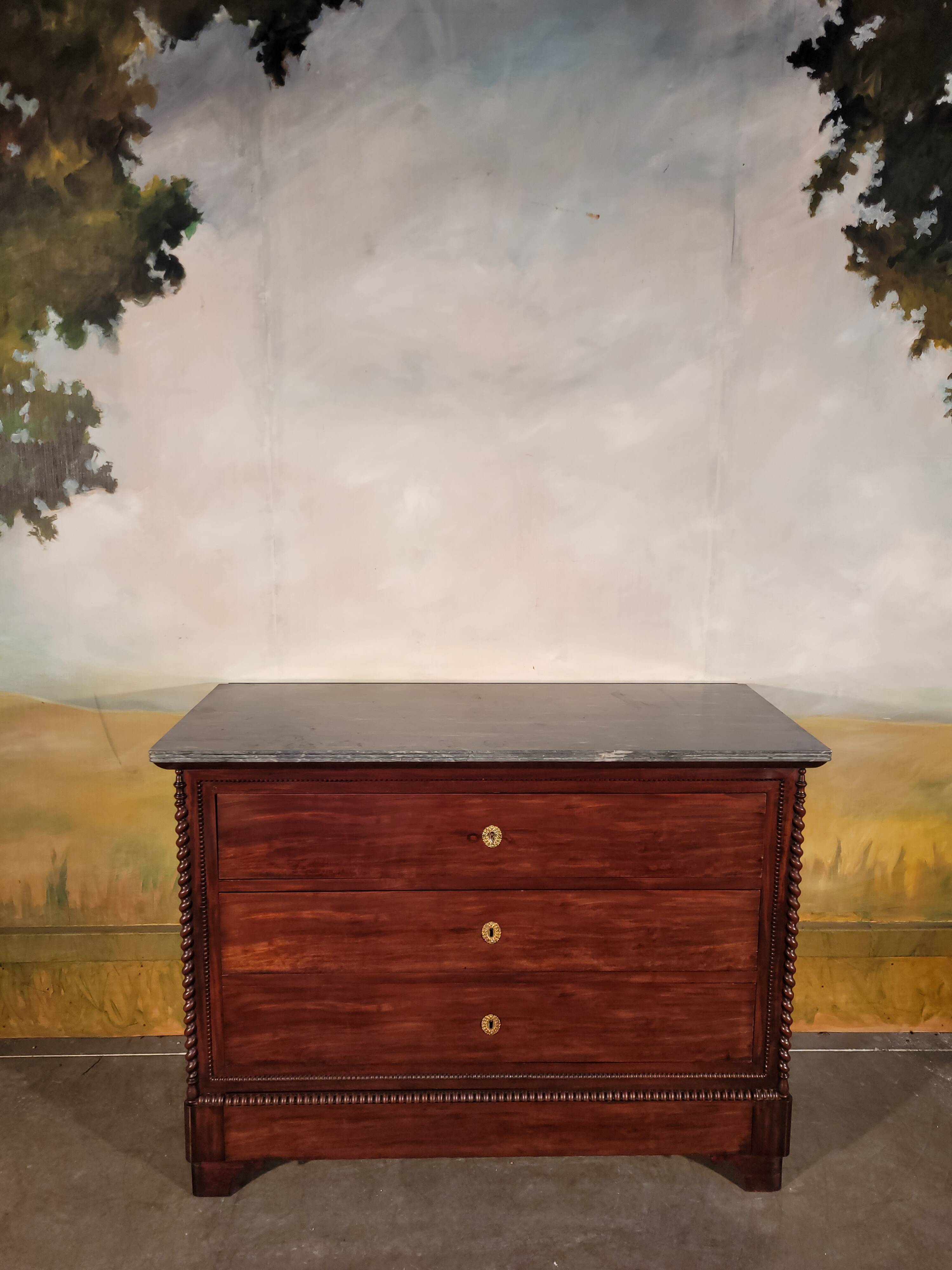 Louis Philippe mahogany writing desk