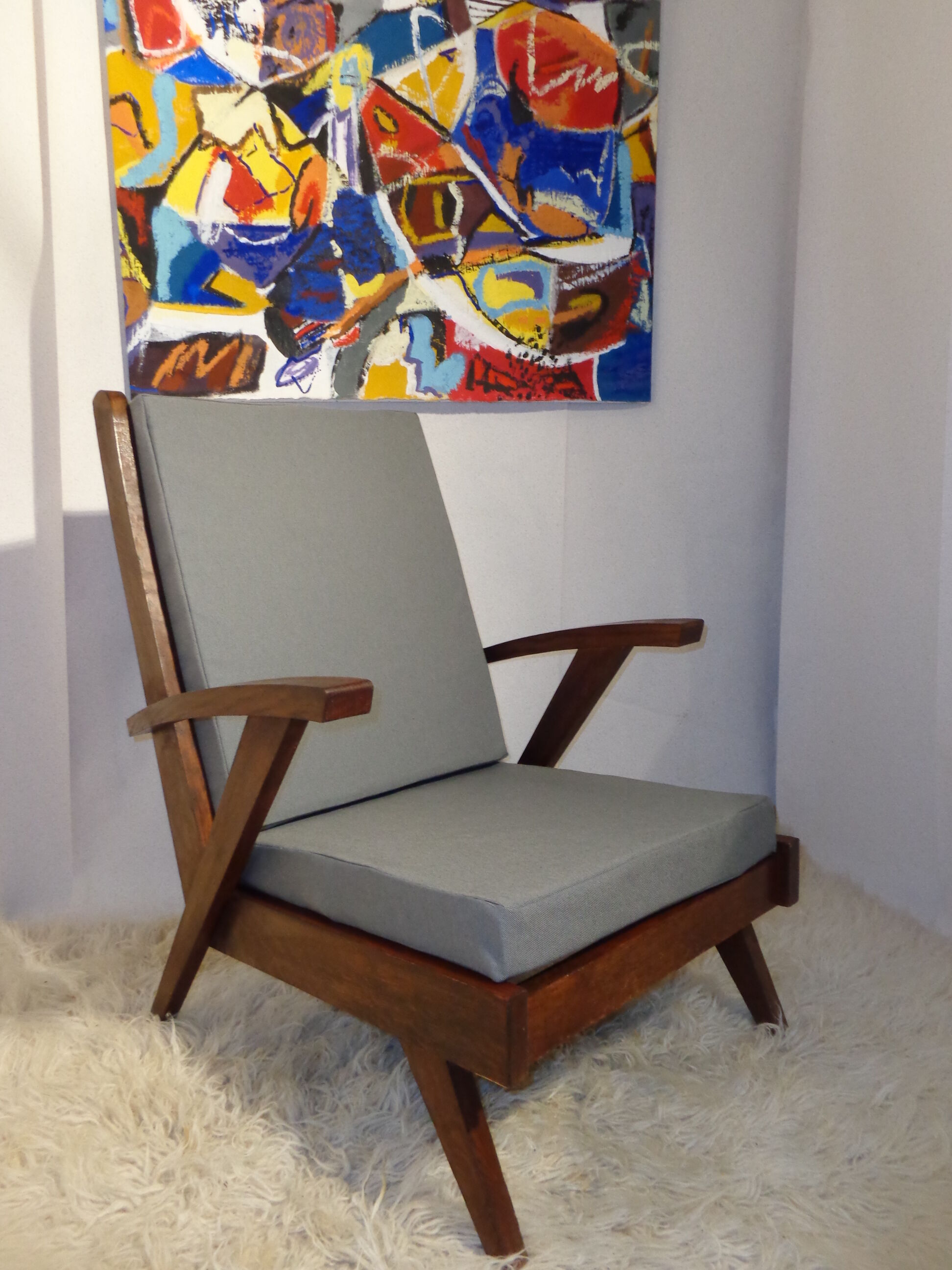 Scandinavian 50s vintage armchair