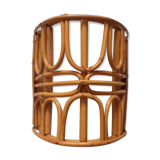 Vintage bamboo wall lamp