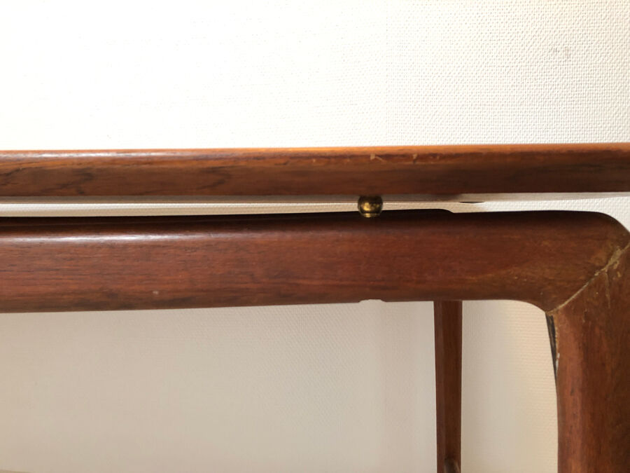 Scandinavian teak coffee table, 1950