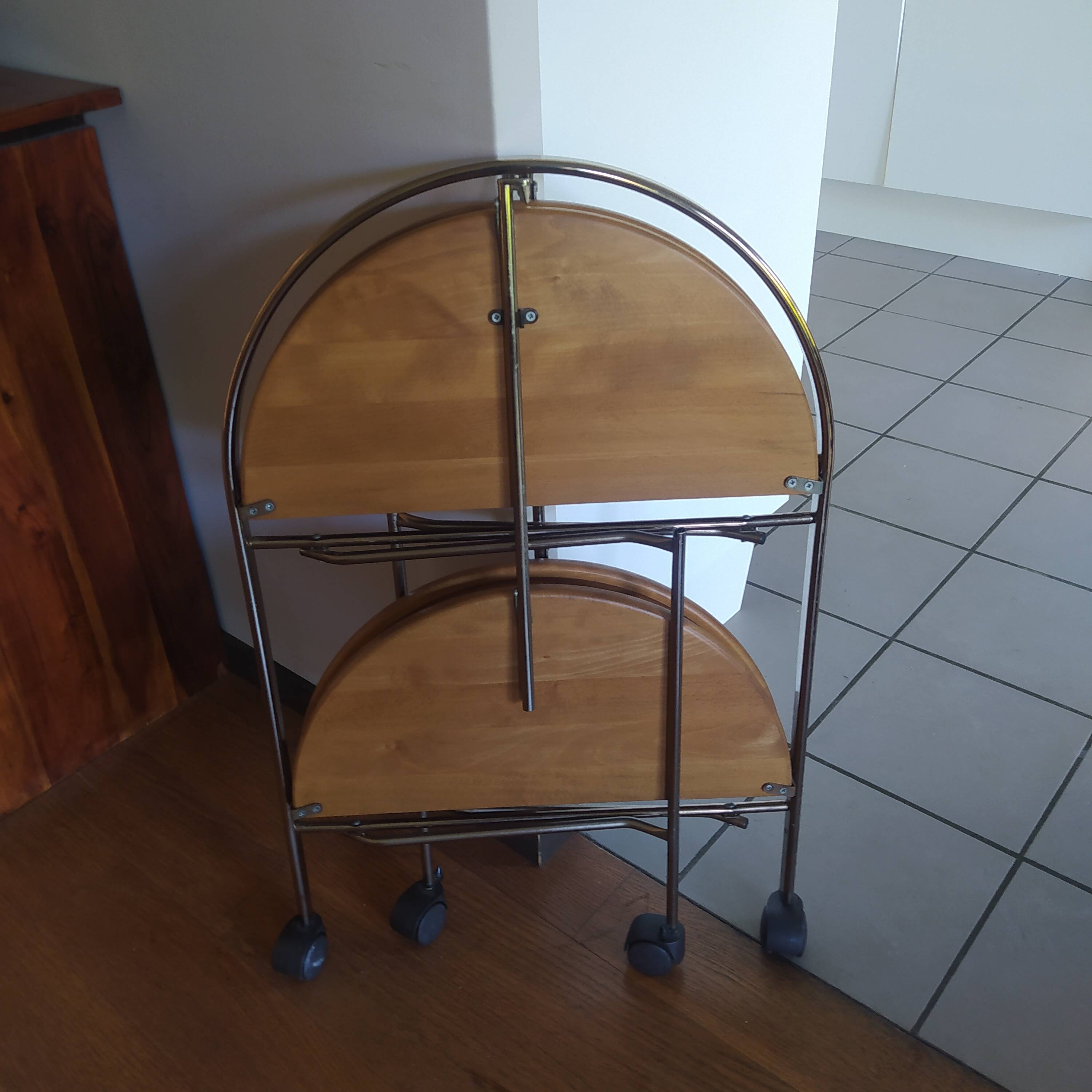 Folding drinks trolley from the 1970s, made in Germany