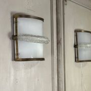 Pair of Venetian wall lights in Murano glass circa 1950
