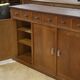 Buffet Art Déco moderniste en chêne massif 1940’s