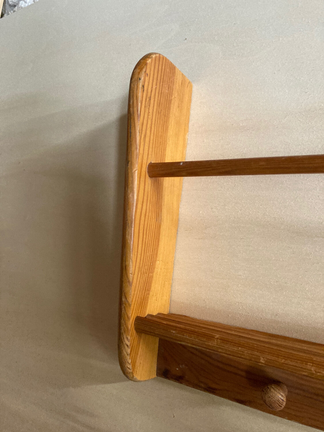 Wooden wall shelf 1980