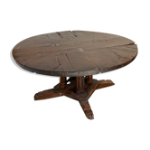 Medieval Gothic round table high period castle