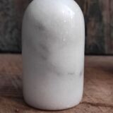 Vintage French salt and pepper shakers, in marble