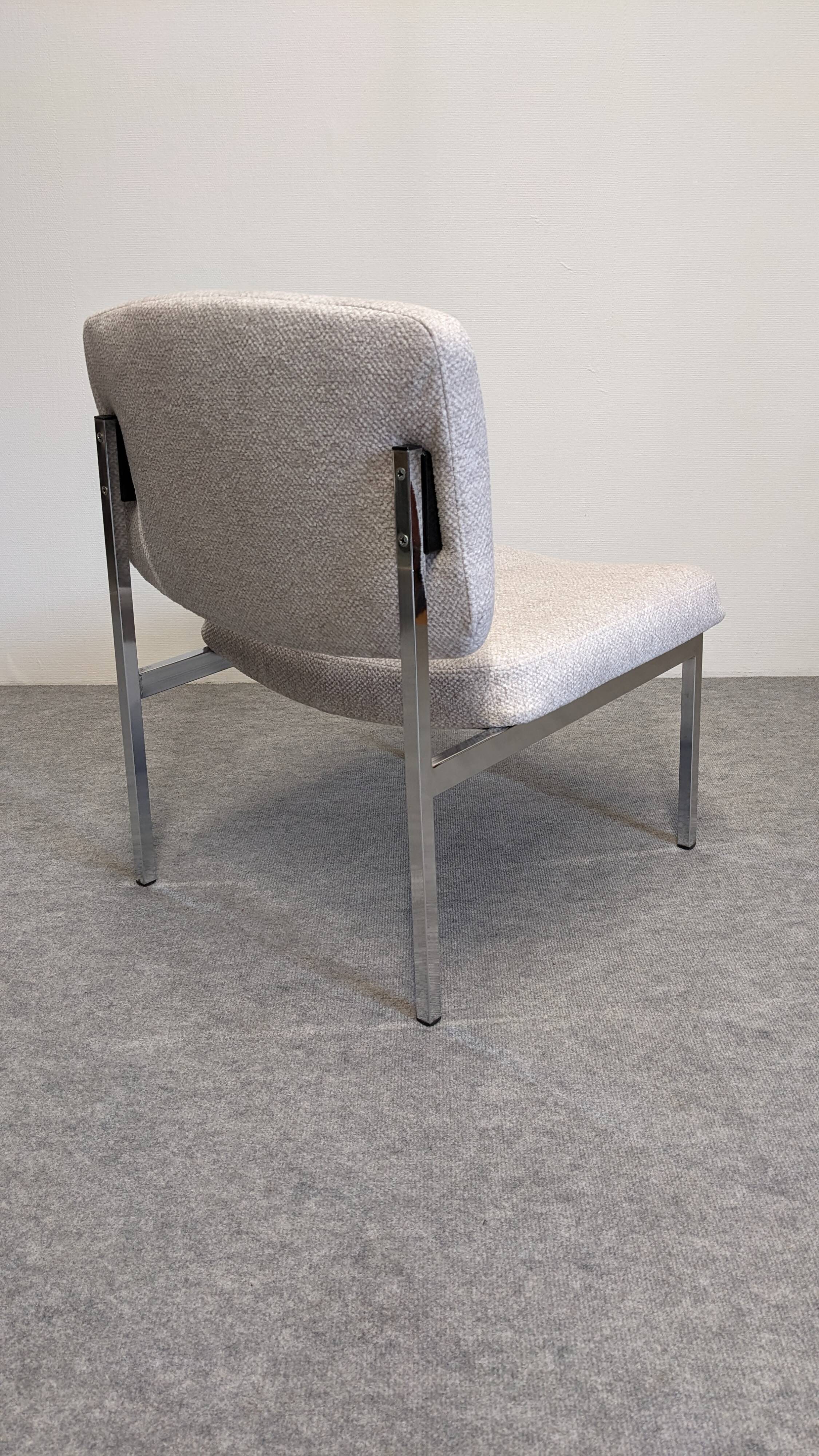 Pair of modernist armchairs, France circa 1970