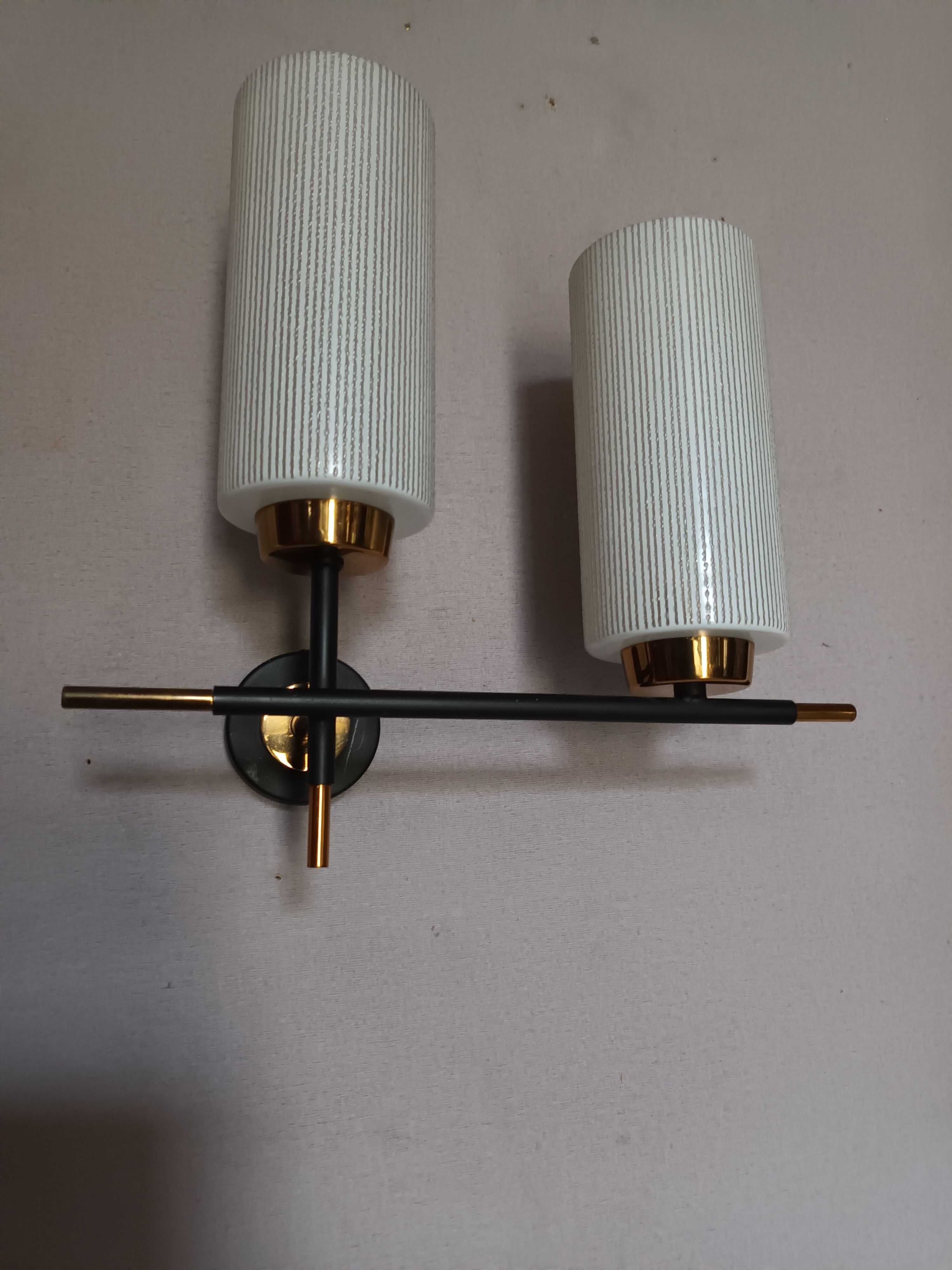 Double wall lamp from the house arlus, 60s