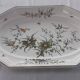 Large octagonal earthenware dish Lallier in Moustiers