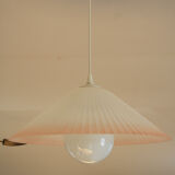 Pleated glass suspension