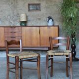 Pair of small Savoyard chairs